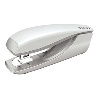 Leitz 5562 Büroheftgerät NeXXt Style - Metall, 30 Blatt, arktis weiß