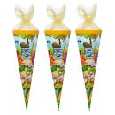 3er Pack Schultüte "Tier - ABC", 35 cm rund