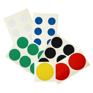 Markierungspunkte Blanko, Ø 75 mm, Rund, in verschiedenen Farben