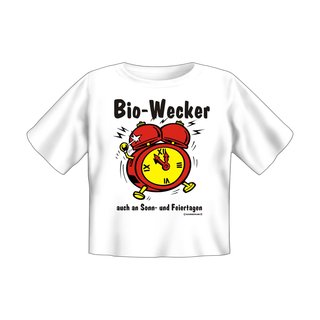 Baby T-Shirt bedruckt - Bio-Wecker