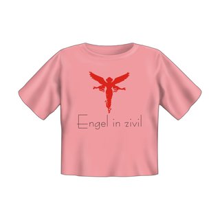 Baby T-Shirt bedruckt - Engel in zivil