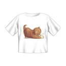 Baby T-Shirt bedruckt - Katzenbaby