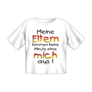 Baby T-Shirt bedruckt - keine Minute ohne mich