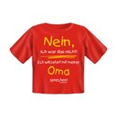 Baby T-Shirt bedruckt - nein ich war das nicht