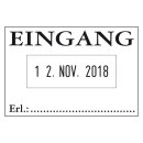Datumstempel COLOP® mit Textplatte "EINGANG"