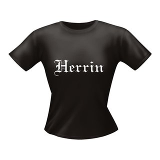 Damen T-Shirt - Motiv/Spruch Herrin