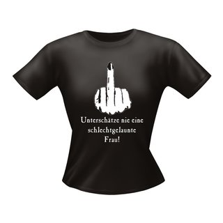 Damen T-Shirt - Motiv/Spruch schlechtgelaunte Frau