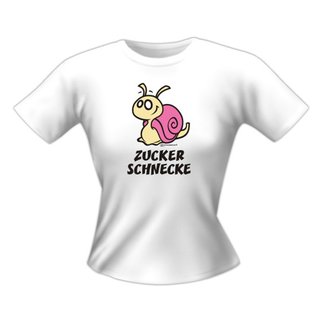 Damen T-Shirt - Motiv/Spruch Zuckerschnecke