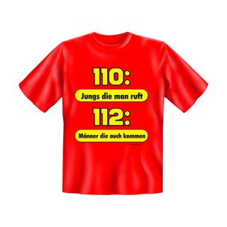 T-Shirt mit Motiv/Spruch 110 Jungs