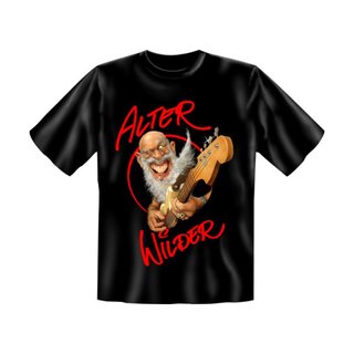 T-Shirt mit Motiv/Spruch alter Wilder