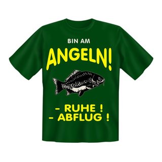 T-Shirt mit Motiv/Spruch Angeln