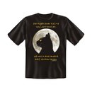 T-Shirt mit Motiv/Spruch Augen einer Katze Fenster