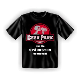 T-Shirt mit Motiv/Spruch Beer Park