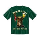 T-Shirt mit Motiv/Spruch Dirndl Jäger auf der Pirsch