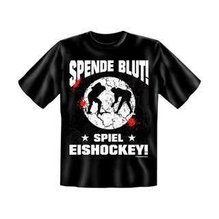 T-Shirt mit Motiv/Spruch Eishockey