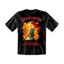 T-Shirt mit Motiv/Spruch Feuerwehraxt