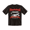 T-Shirt mit Motiv/Spruch Flunkyball Champ