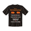 T-Shirt mit Motiv/Spruch Grillgesetze