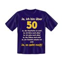 T-Shirt mit Motiv/Spruch Ja! 50