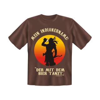 T-Shirt mit Motiv/Spruch mein Indianername