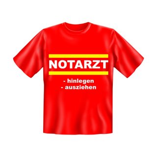 T-Shirt mit Motiv/Spruch Notarzt