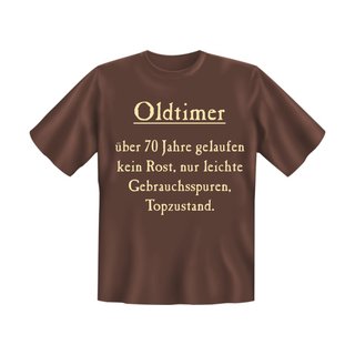 T-Shirt mit Motiv/Spruch Oldtimer 70