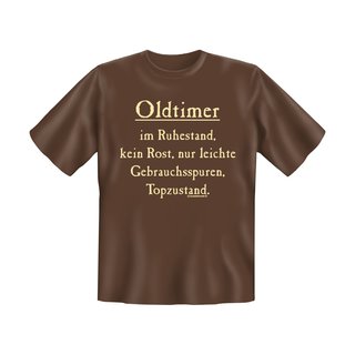 T-Shirt mit Motiv/Spruch Oldtimer im Ruhestand