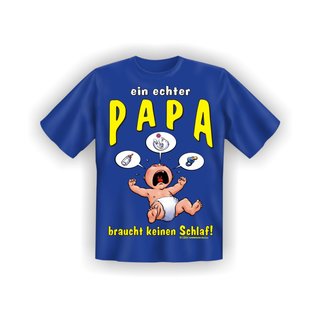 T-Shirt mit Motiv/Spruch Papa Schlaf
