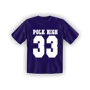 T-Shirt mit Motiv/Spruch Polk High