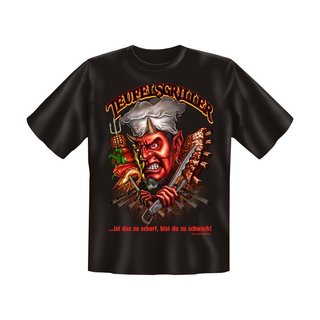 T-Shirt mit Motiv/Spruch Teufelsgriller