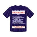 T-Shirt mit Motiv/Spruch Träger 40