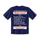 T-Shirt mit Motiv/Spruch Träger Ruhestand
