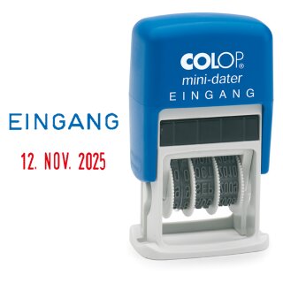 Datumstempel COLOP® Mini-Dater mit "EINGANG" S 160/L1