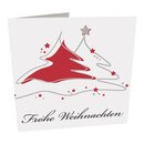Geschenkkarte "Frohe Weihnachten" Tannenbaum