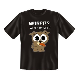 T-Shirt mit Motiv/Spruch Wurft