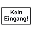 Türhinweisschild "Kein Eingang!" 3er Pack...