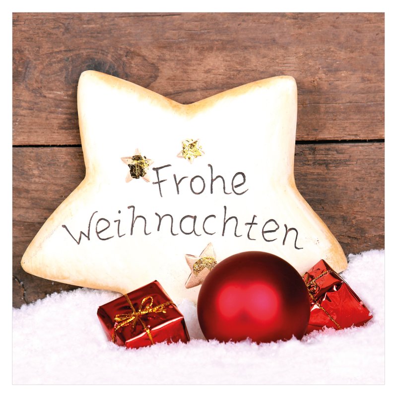 Geschenkkarte Frohe Weihnachten Stern 1 49