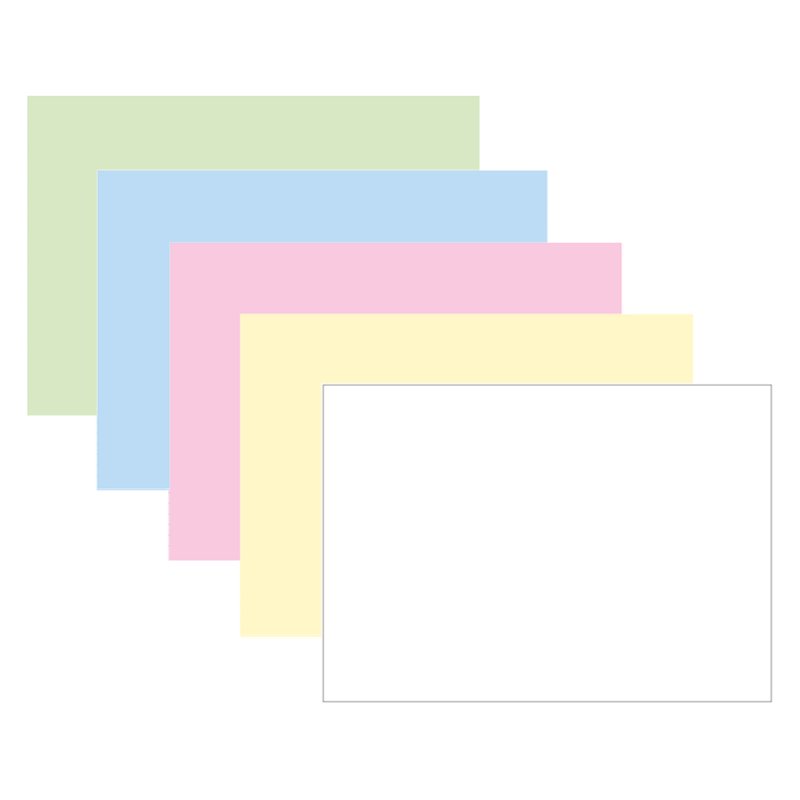 Concord Blanko-Karteikarten - 100 Stück, 127x76 Mm, Weiß, Glattes Papier