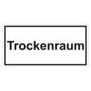 Türhinweisschild "Trockenraum" 3er Pack Folie selbstklebend