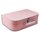 Kinderkoffer rosa mit kleinen weißen Punkten inkl. 1 Reflektorbärchen