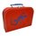 Kinderkoffer rot mit Eidechse inkl. 1 Reflektorbärchen