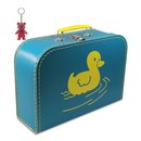 Kinderkoffer petrolblau mit Ente inkl. 1...