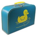 Kinderkoffer petrolblau mit Ente inkl. 1...
