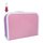 Kinderkoffer (mit Borde) pink inkl. 1 Reflektorbärchen