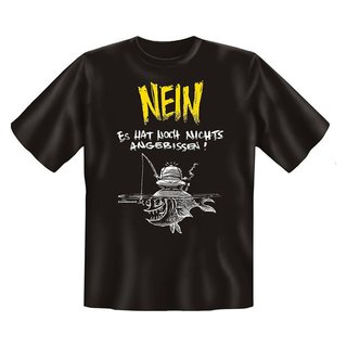 T-Shirt mit Motiv/Spruch "noch nicht angebissen"