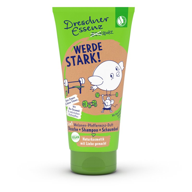 Sanddorn Naturfreunde Duschbad & Shampoo Für Kinder – 250 Ml Mit Grünem Apfel-Duft, Mit Sanddorn-Extrakt, Für Sensible Haut