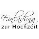 Motivstempel Holz "Einladung zur Hochzeit", 55...
