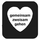 Motivstempel Holz "gemeinsam zweisam gehen", 50...