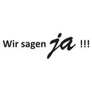 Motivstempel Holz "Wir sagen ja!!!", 70 x 21 mm