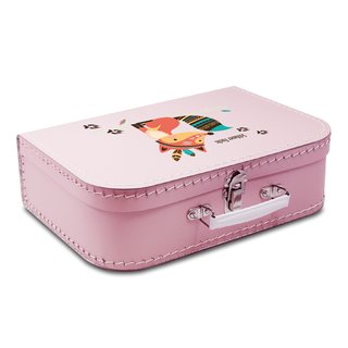 Kinderkoffer rosa mit Fuchs